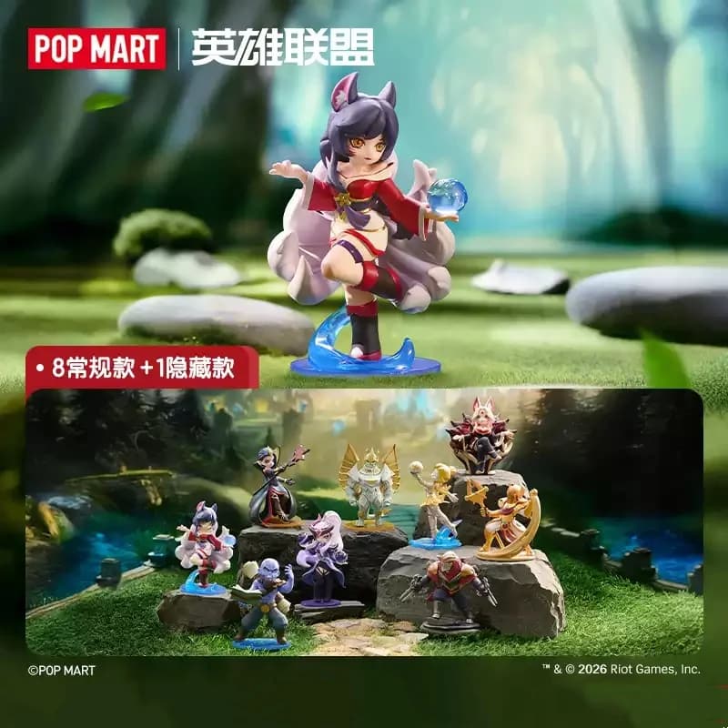 POPMART LEAGUE OF LEGENDS MIDLANE ICONS Series Blind Box - Busta a Sorpresa Decorazione da Scrivania - Giocattoli Blind Bag - Action Figure Anime - Modellino Carino