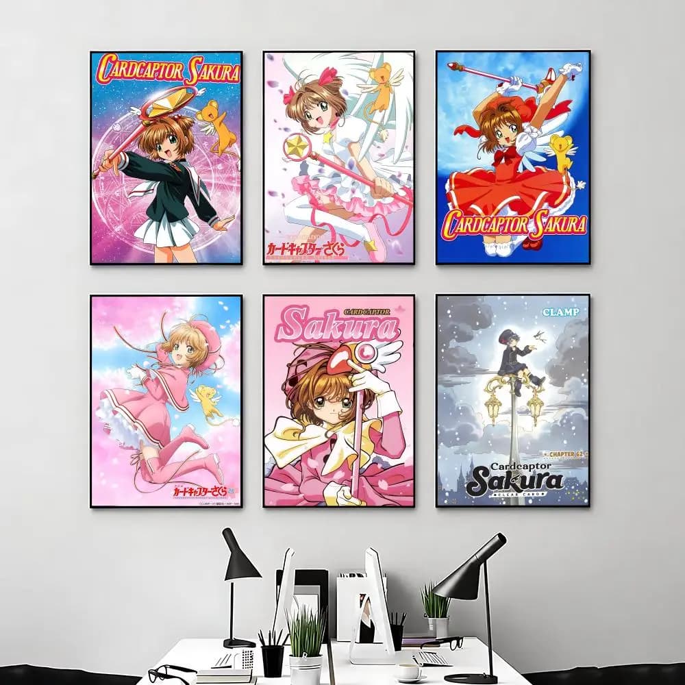 anime Cardcaptor Sakura Poster Posters Anime Room Decor Decoration Movie Backpack Wall Interior Music Wall Art