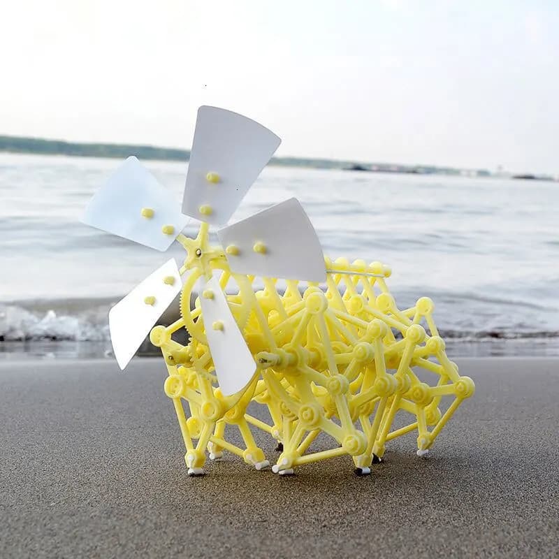 Giocattolo fai da te per bambini/adulti Robot inventato a mano Creativo vento alimentato a energia meccanica Puzzle Giocattoli educativi Regali