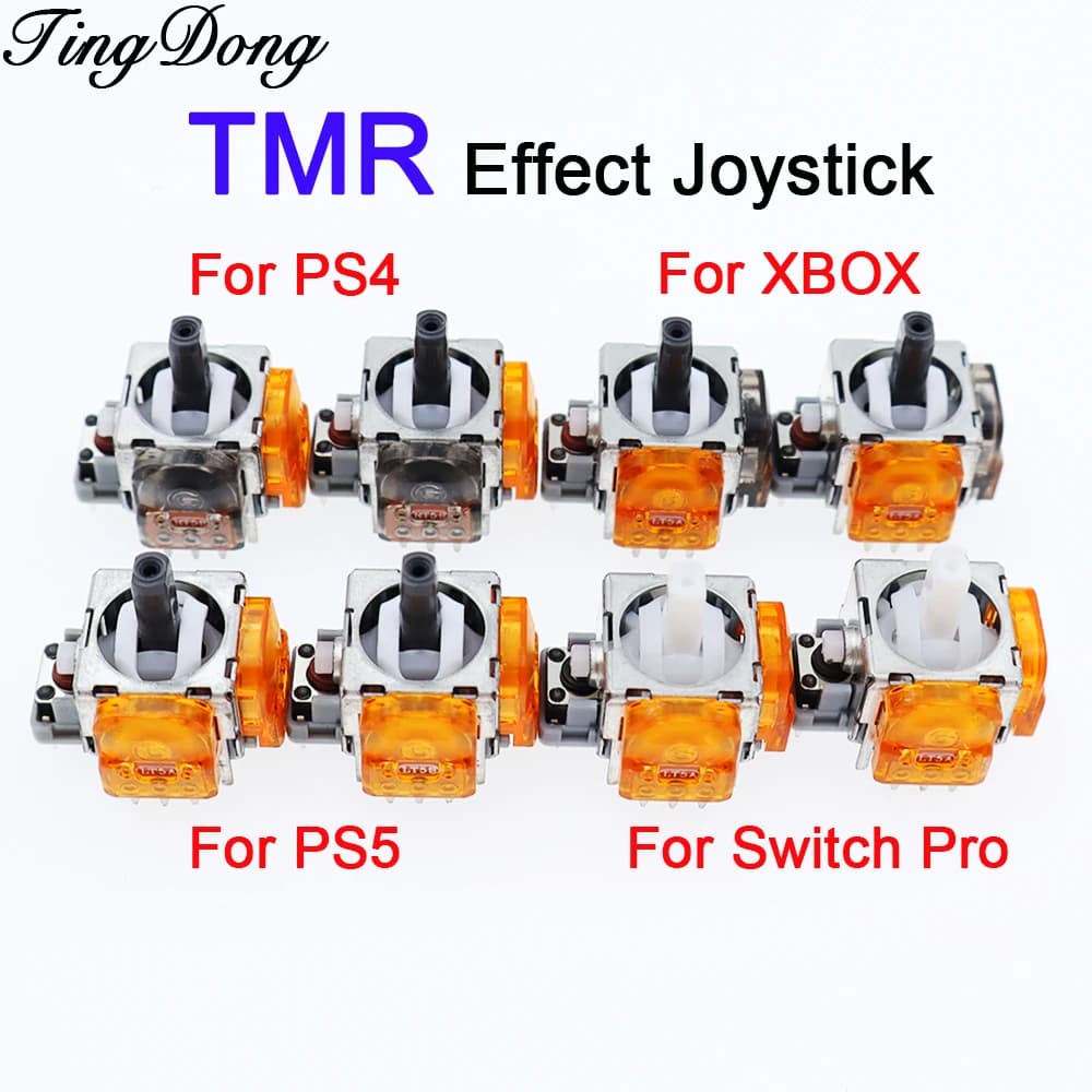 2-10 Pezzi Joystick Analogico 3D di Ricambio con Effetto TMR per Controller PS5 PS4 Xbox Series S Switch Pro, Accessori di Aggiornamento per Videogiochi