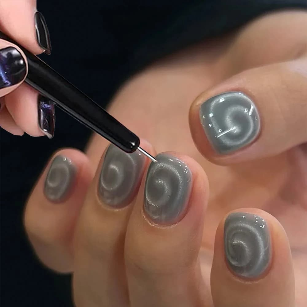 3D Nuovo Lecca-lecca Vortex Cat Eye Penna Magnetica per Unghie Succhiare Arcobaleno Halo Vortex Nail Art Penna Magnetica per CatEye MagneticGel Nail Polish