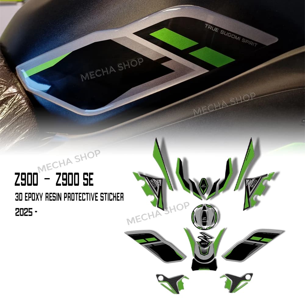 Nuovi accessori moto Kit di protezione adesivo epossidico 3D per Z900 Z 900 SE 2025