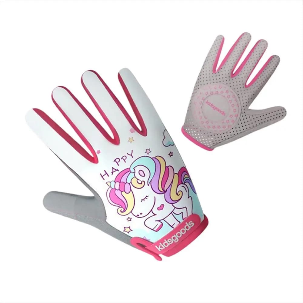 Cartoon Shock Absorption Bambini Ragazzi e ragazze Skate sicuro Guanti mezze dita Guanti sportivi Guanti da bicicletta Guanti da ciclismo per bambini