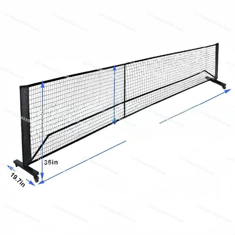 6.7M 22FT Pick Ball Post Outdoor Tennis Grid Polyester