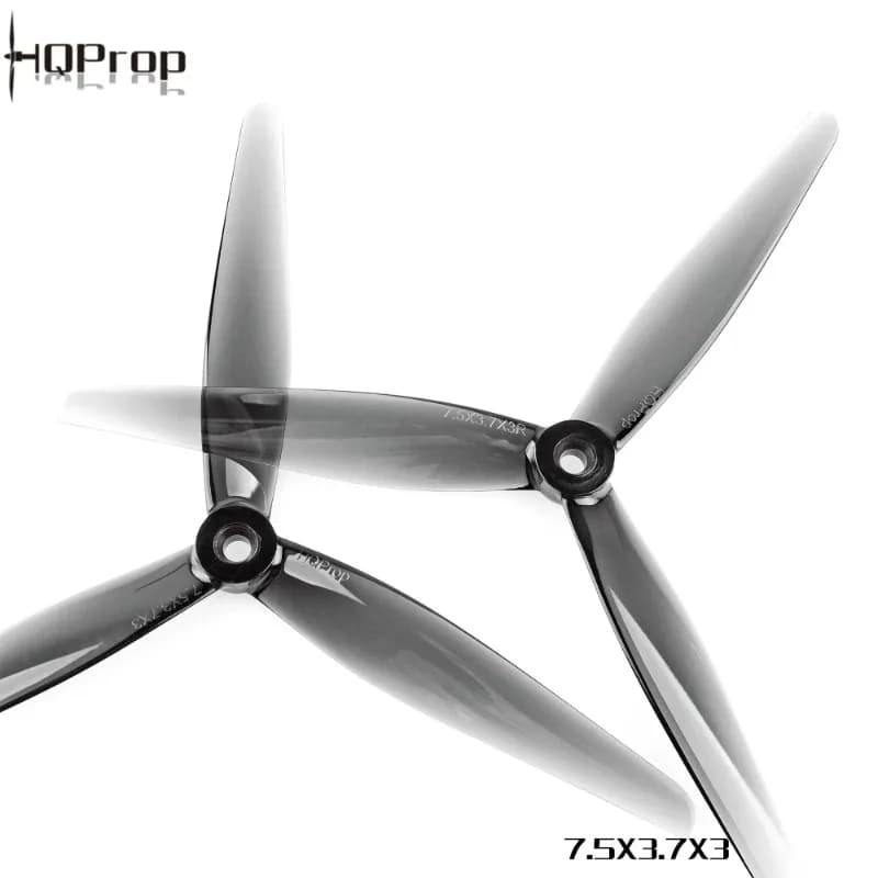 HQProp 7.5X3.7X3 7.5 pollici 3 pale 5mm albero da corsa elica poli carbonato per RC FPV Freestyle 7 pollici droni a lungo raggio parte fai da te