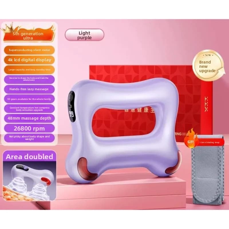 Fascia Ring Liposuction Machine, Slimming Belly, Lazy Person, Weight Loss Tool, Abdominal Massage, Vibration Plate，Body Building