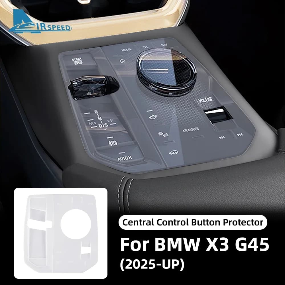 For BMW X3 G45 2025+ Silicone Car Central Control Panel Storage Box Upgrade Accessory Auto Pad Fit Gear Shift Styling