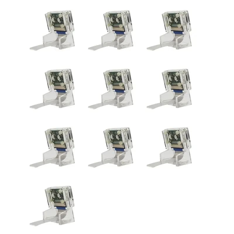 【PUBLICITY】Supporto in acrilico per mini fotocamera 10X Ov5647, staffa trasparente per webcam per fotocamera Raspberry Pi 3