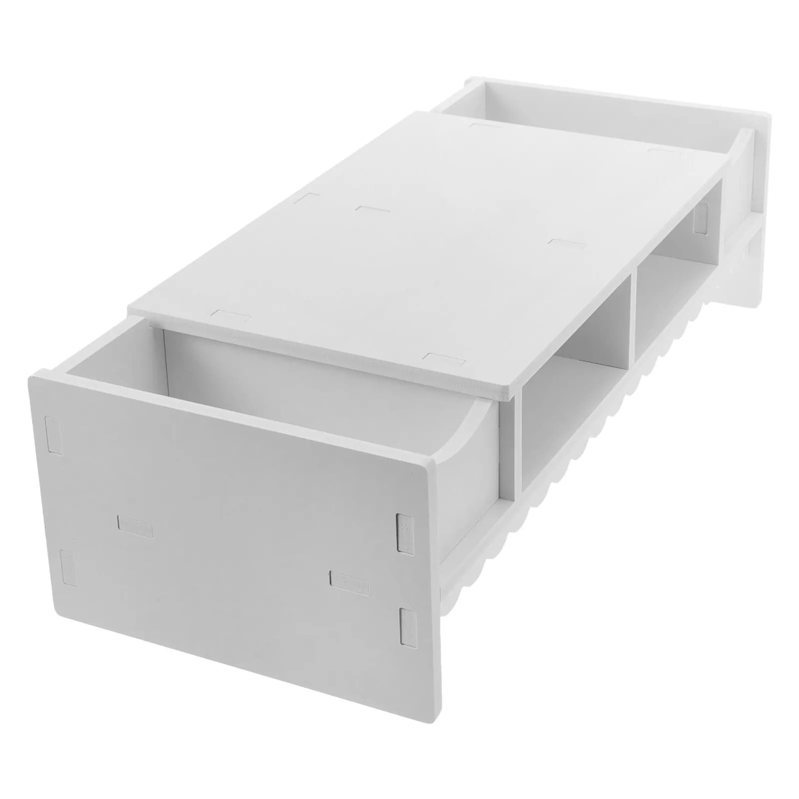1Pcs Computer Monitor Shelf Display Stand Space Maximizing Screen Storage Bracket for Eyeglasses Keys Remote Control Watch