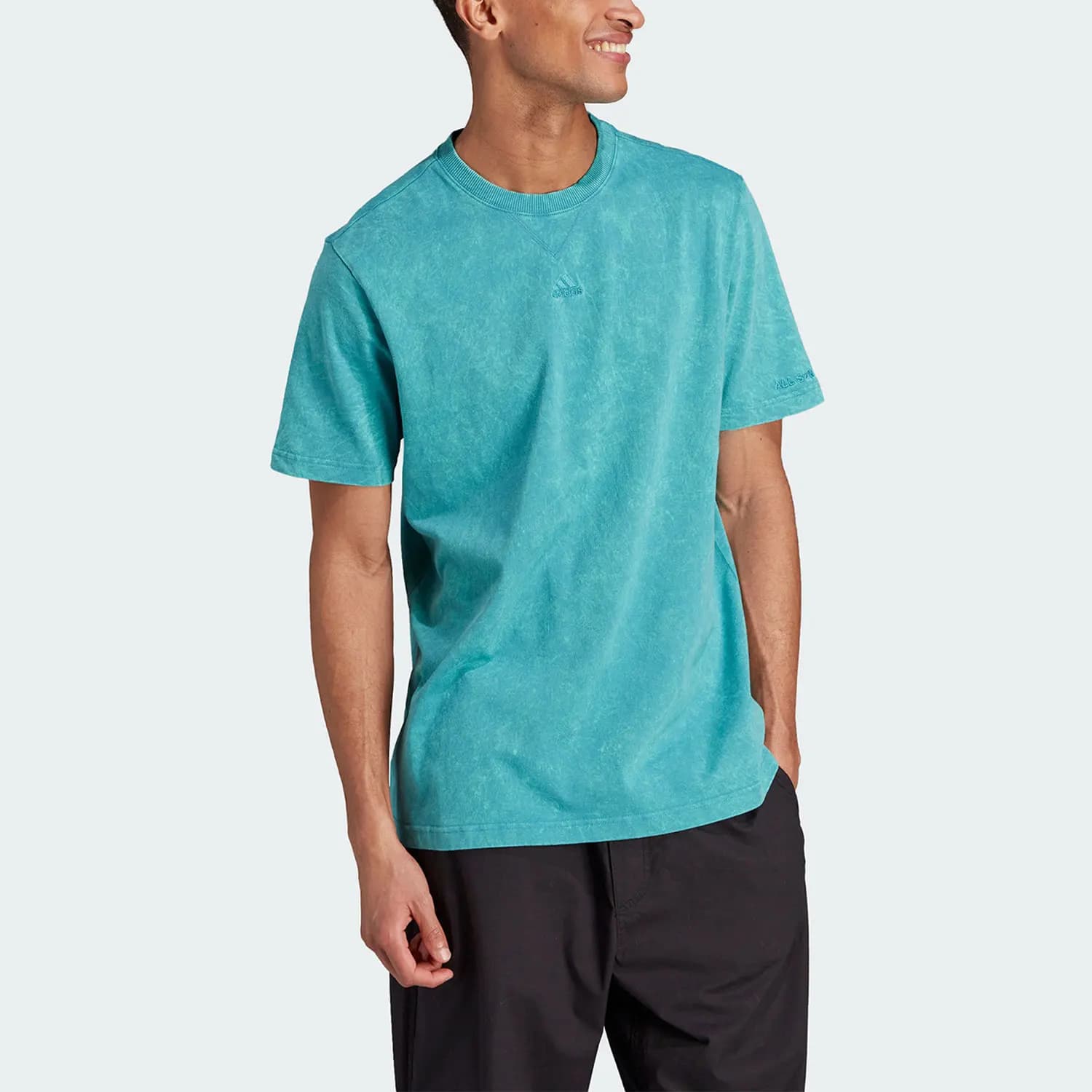 Adidas genuine summer men's new embroidered sports casual short sleeved T-shirt IJ6922