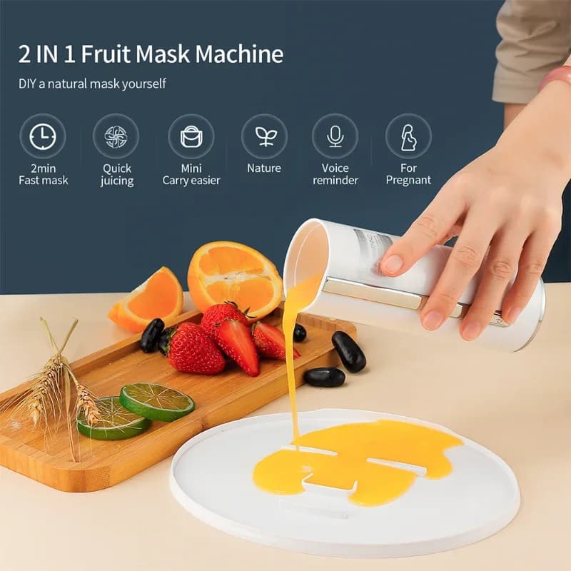 Nuova Macchina Fai-da-Te per Maschere Naturali, Estrattore di Succo di Verdura Automatico, Maschera al Collagene