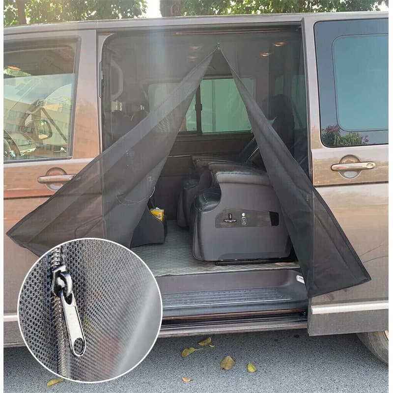 Zanzariera Magnetica per Porta Scorrevole VW T5 T6, Tenda Antimosche Ultra Sottile e Ventilata