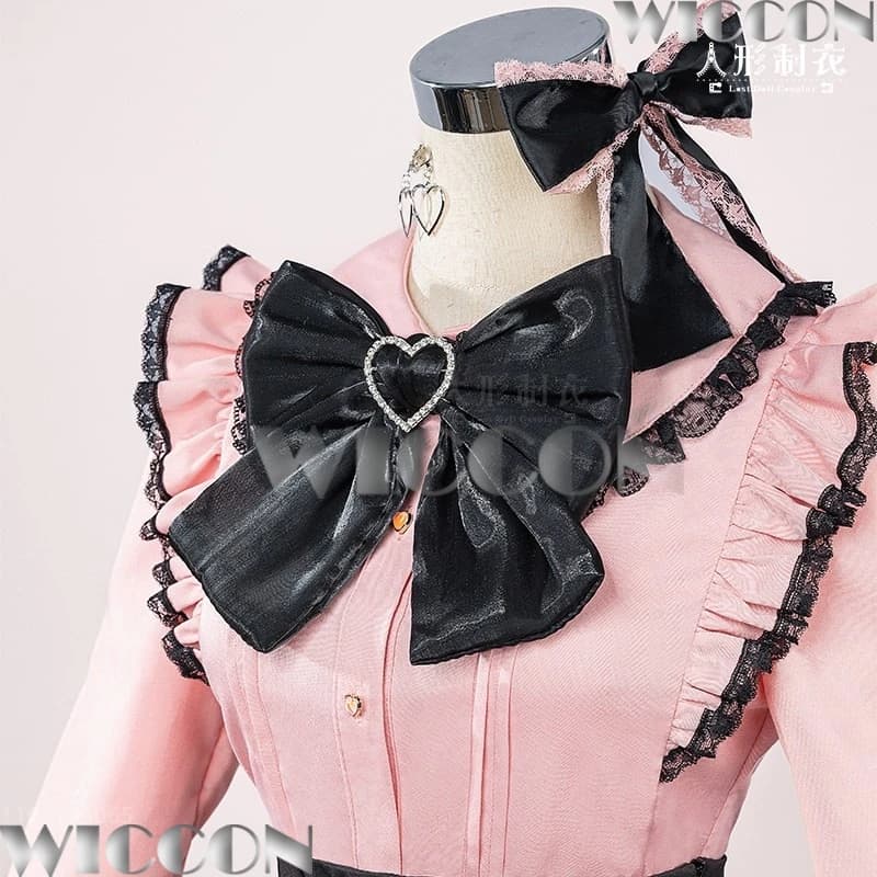 Costume Cosplay Oshi No Ko Hoshino Aqua, Tuta in Pizzo Stile Giapponese, Abito Anime Carino per Donne, Vestito di Halloween, Natale e Carnevale