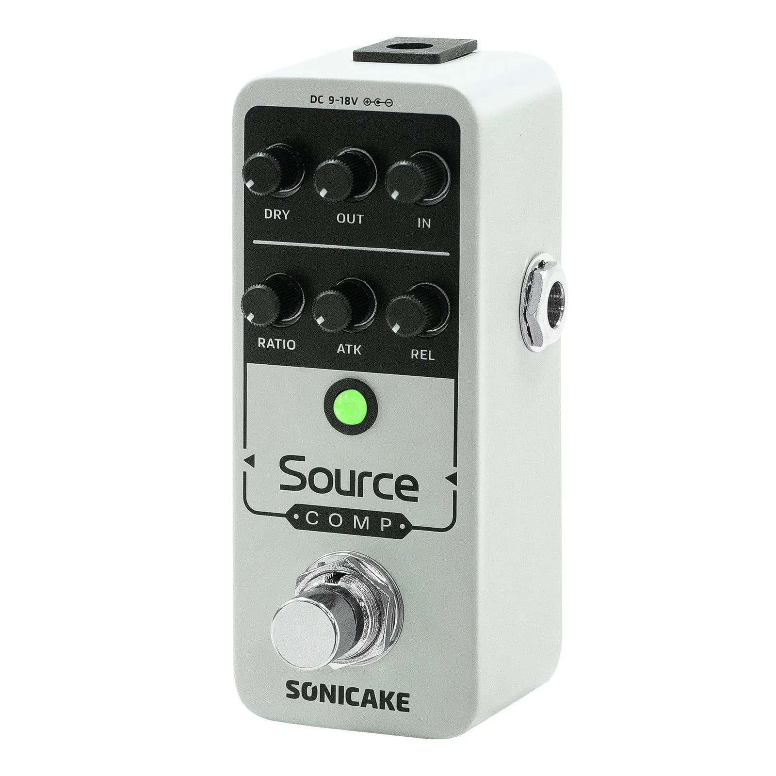 SONICAKE Source Compressore 1176 Studio Compressore Pedale effetti per chitarra Analogico Buffer-Bypass QSS-27