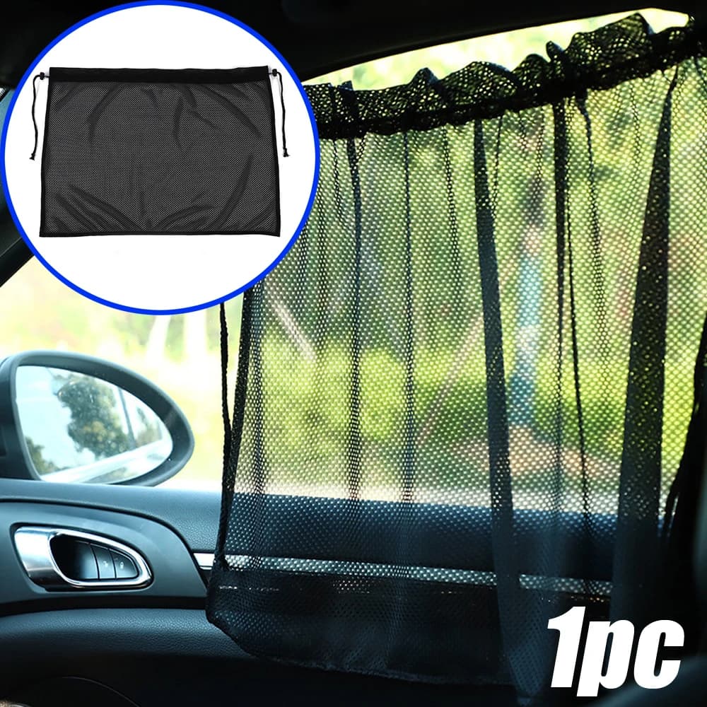 1pc Universal Car Window parasole Car anti-uv Shade Curtain Black Car parabrezza Mesh parasole Auto accessori esterni