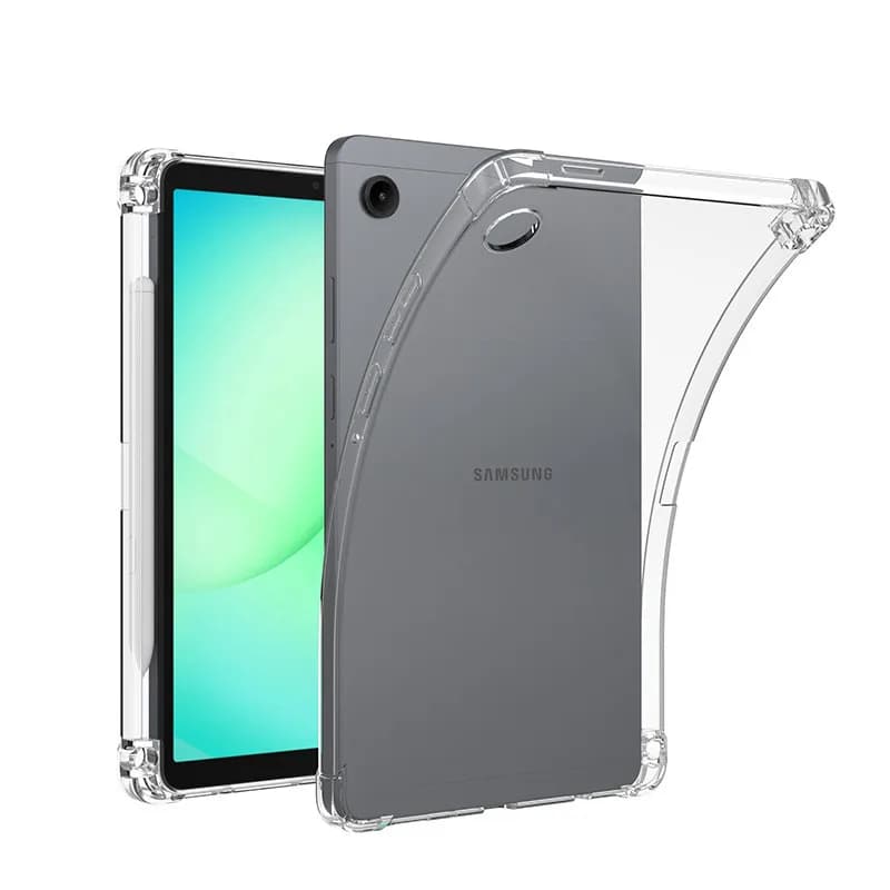 Per Samsung Galaxy Tab A11 8.7 pollici 2025 SM-X133/X135 Custodia Tab A11 + Plus 11 "X230/X235/X236 Custodia morbida in TPU trasparente con slot per penna