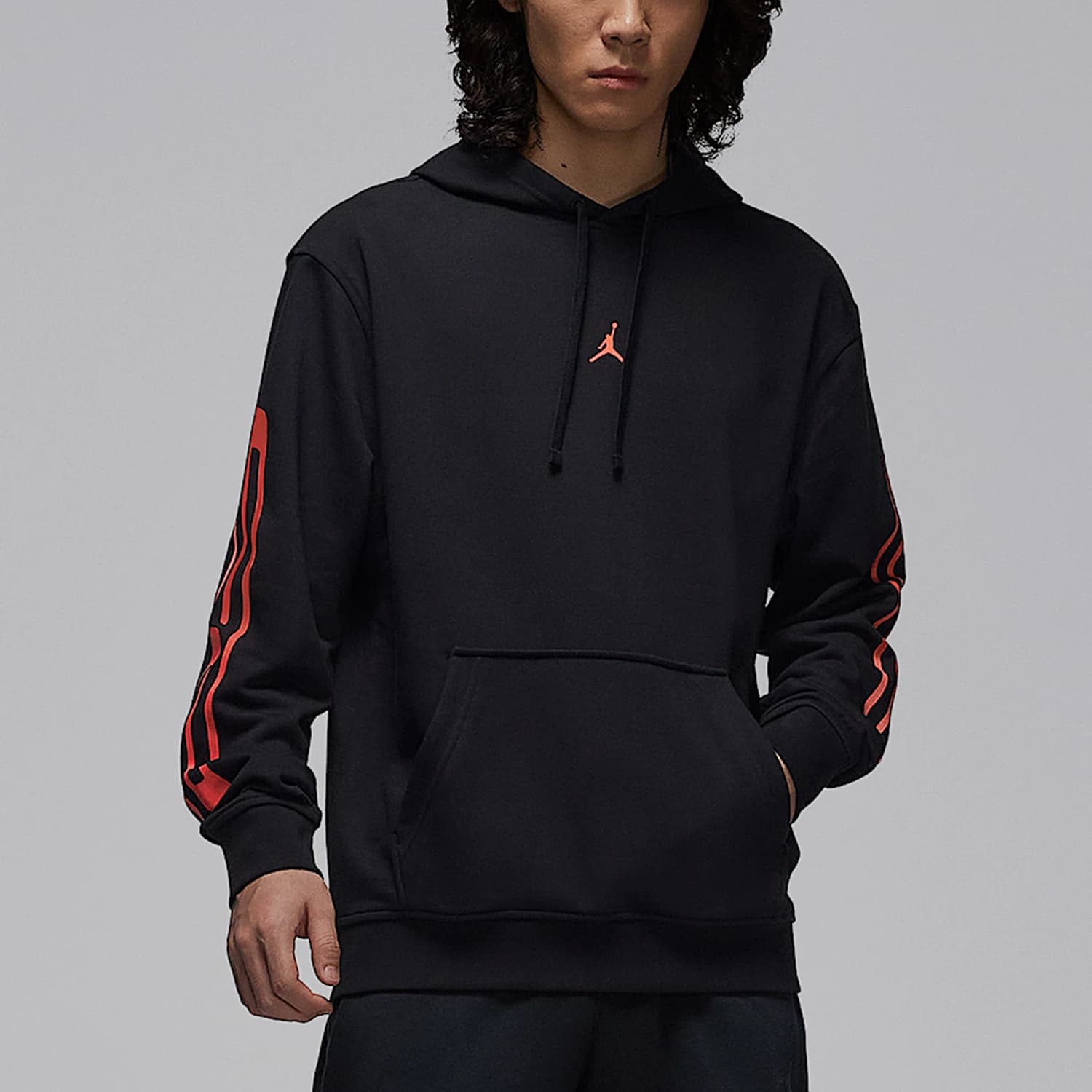 Felpa con cappuccio stampata in maglia da uomo Nike Authentic Jordan IF0852-010