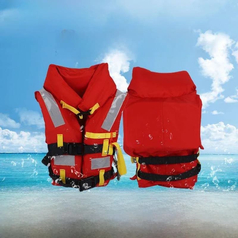 Giubbotto di Salvataggio Certificato CCS per Adulti, Stile Standard con Colletto Grande, per Uso in Fiume e Mare