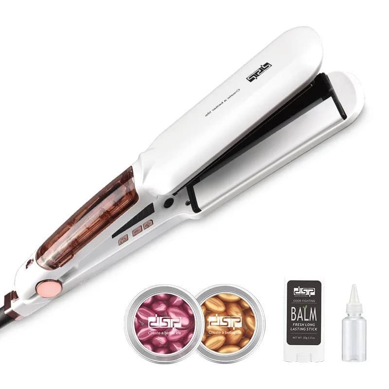 Steam Compensated Home Smooth Hair Curling infrared hair plate two in a healthy hair care without hair damage