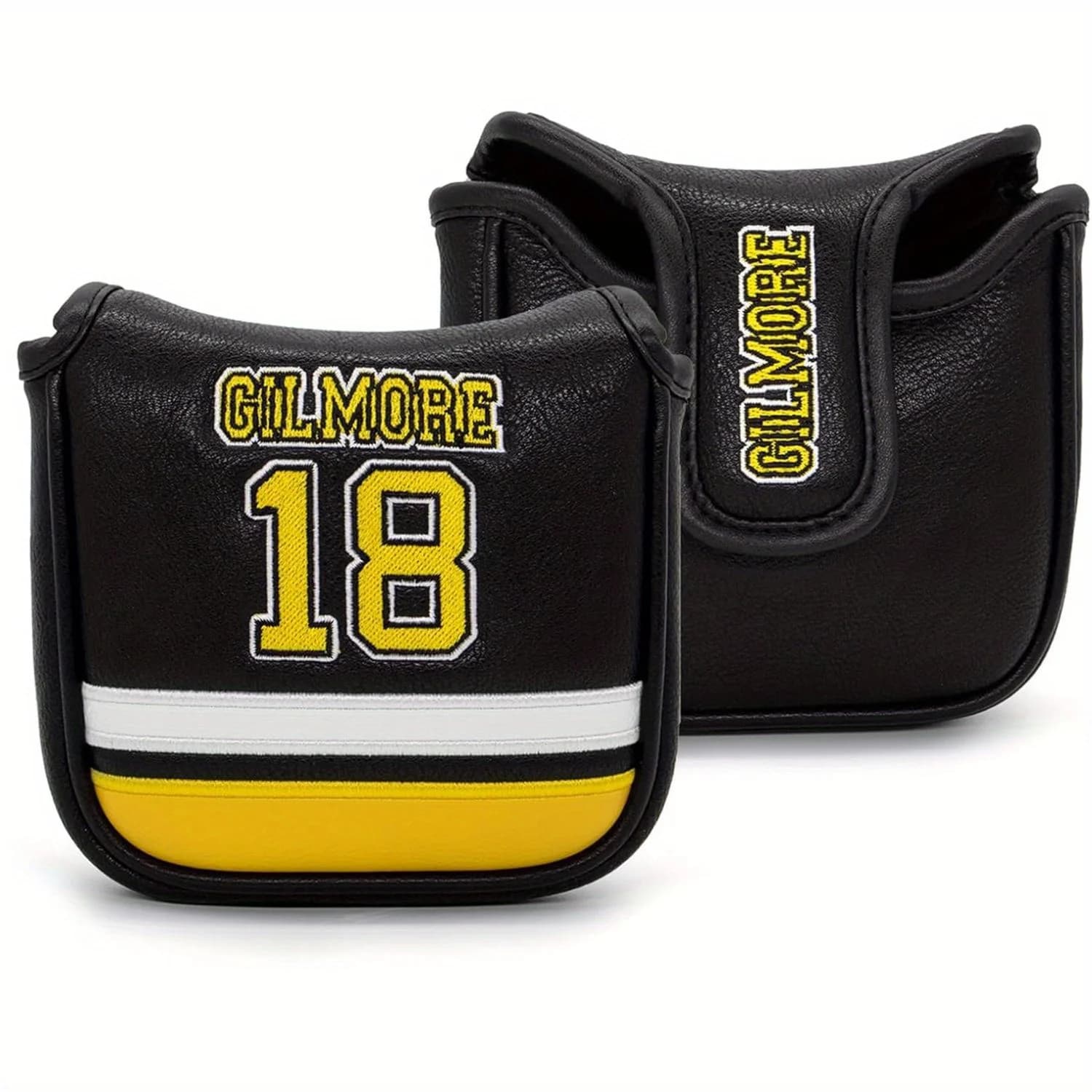 Divertente copricapo da golf Copritesta per mazza da golf Numero 18 Copri putter per mazza da golf, fantastici accessori da golf per golfisti da uomo