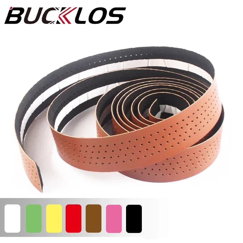 BUCKLOS MTB Bike Handlebar Tape Anti-Slip Breathable Bicycle Wrap Shock Absorption Bike Tapes 1 Pair Wear-Resistant Bicycle Part