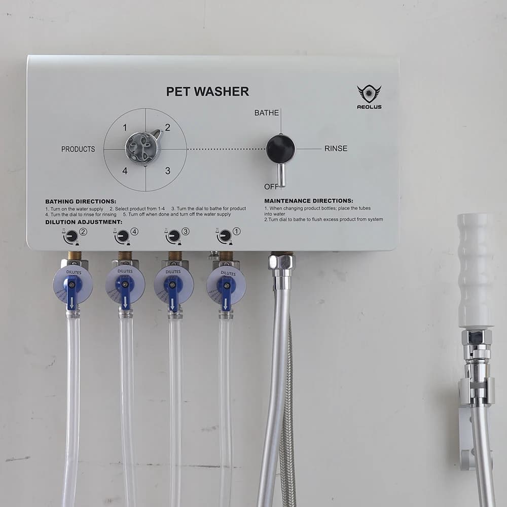New Electrical Adjustable Dilution Shampoo Machine Mix Shampoo Automatically Pet Washer for Dogs and Cats Shampoo Machine