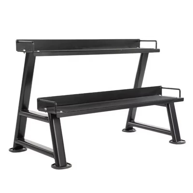 Combined Rack for Manubri and Kettlebell, Stable and Resistant Structure, Heavyweight Bearing, Gym and Home Fitness Equipment