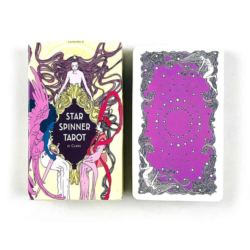 Star Spinner Tarot Cards A 81 Deck Oracle English Visions Divination Edition Borad Playing Games Cards For Family and Friends