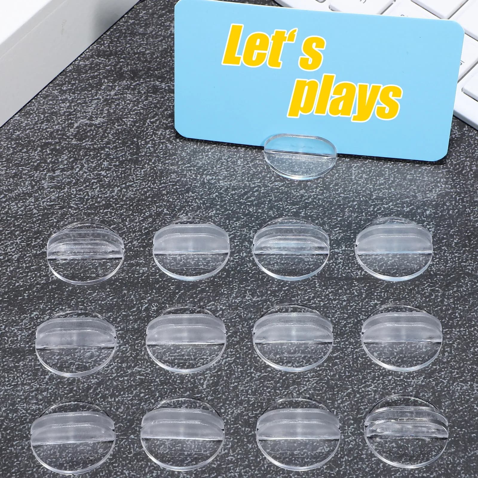 50 Pezzi Accessori per Giochi da Tavolo, Supporto per Carte in Resina Plastica, Organizzatore per Carte da Gioco, Facilita l'Organizzazione delle Carte per Serate di Gioco