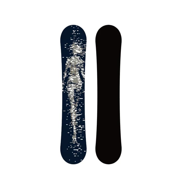Set da snowboard sportivo per tutte le montagne Freestyle all'ingrosso per tavola di legno invernale con rilegatura di base