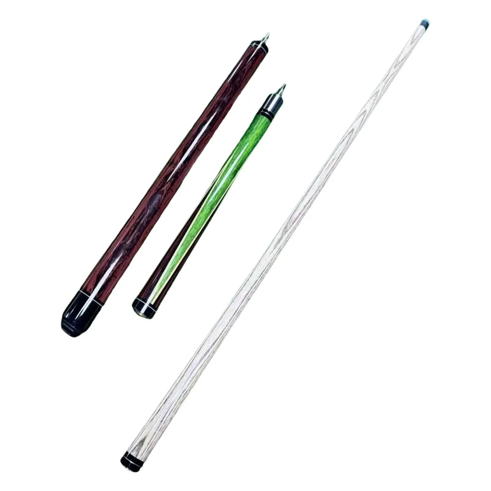 Stecca da biliardo Bastone da biliardo portatile artigianale 3 sezioni Break Jump Cue Bastone da biliardo per principianti Uomini che viaggiano Adulti Appassionati