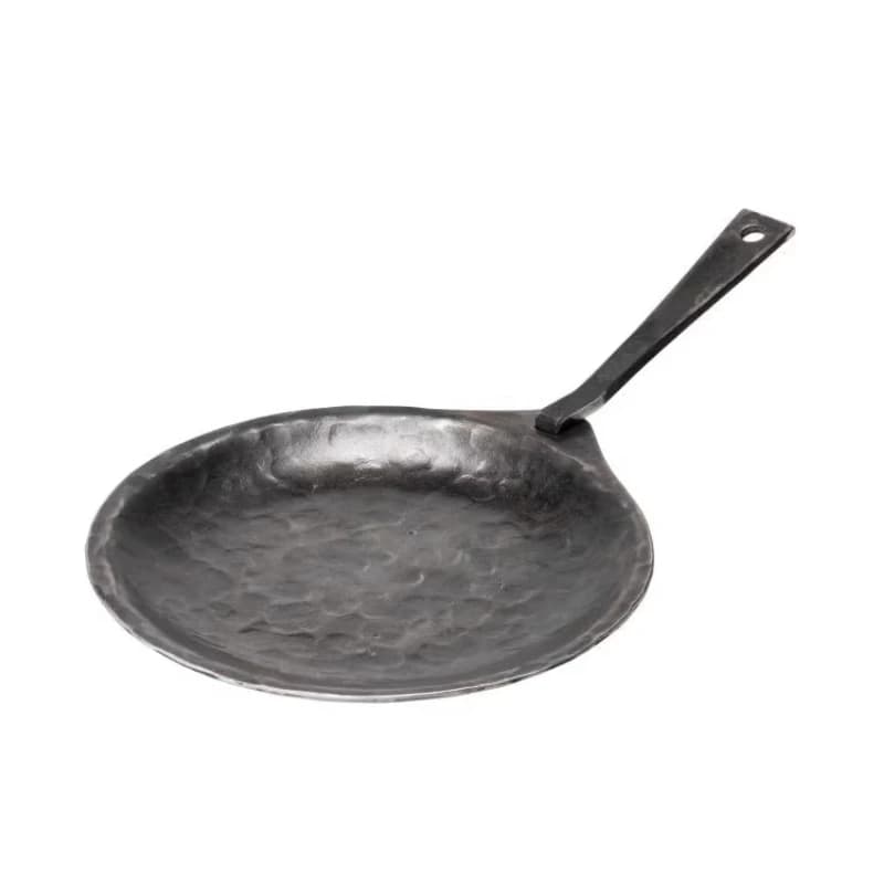 Outdoor Camping Hand-forged Steel Frying Pan Titanium Pan Healthy and Durable Portable