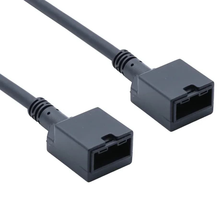 HDMI cable for Auto 4K Extremely resistant - HDMI adapter Female Type E Female Type E 19-Pin Black