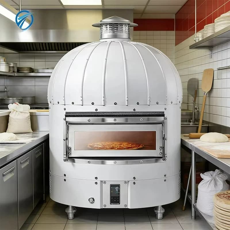 Italian Brick Pizza Oven Commercial Electric Pizza Baking Stone Ovens Bread Making Machine Stove With Oven for Sale