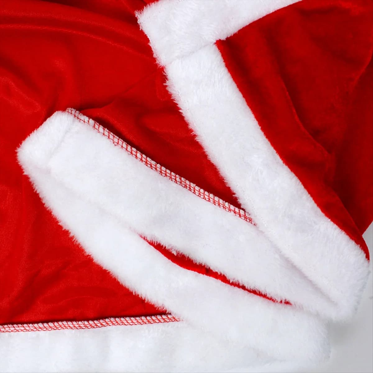 A11I Mantello natalizio Abito con cappuccio Natale Cosplay Dress Up Cape Mantello invernale caldo Decorazioni natalizie Costume natalizio 90 cm