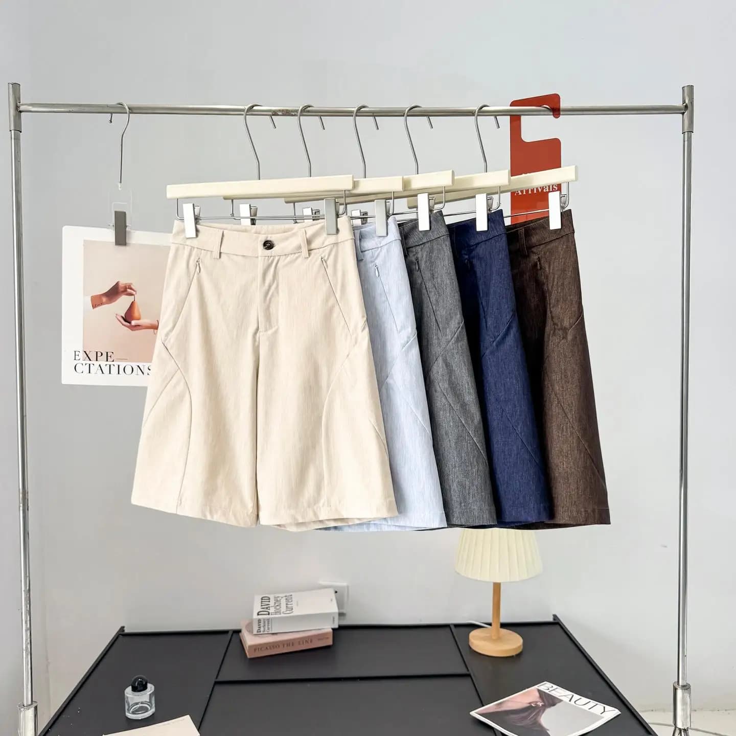High Waist Wide Leg Short Pants Women's Casual Comfortable UPF50 Sunscreen Commute Style Summer New Arrival Cool Feeling