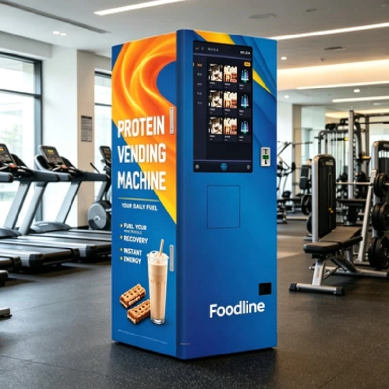 FL Customized Protein Shake Powder Vending Machine Touch Screen Automatic for Gym Fitness Beverage with Payment System