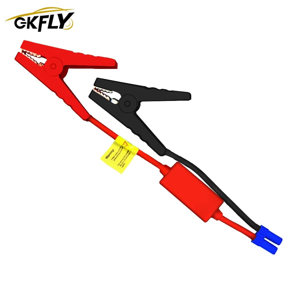 GKFLY Circuito cavo booster intelligente per auto di alta qualità Filo coccodrillo Clip rosso-nero Cavo avviamento per batteria auto