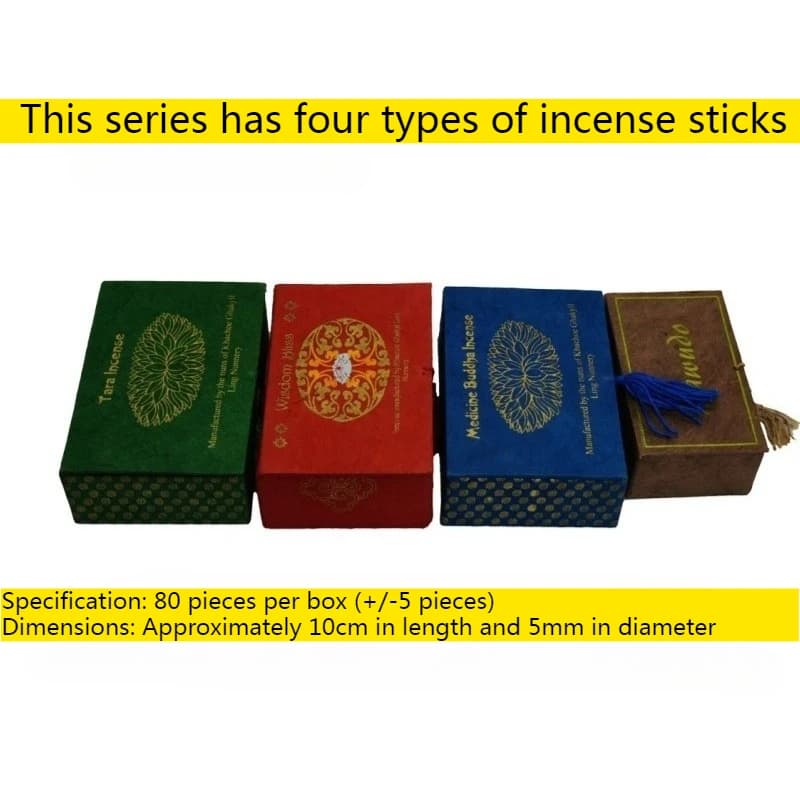 Nepalese Handmade Stick Incense/Temple Worship and Offerings To Buddha StudyRoom Meditation Indoor Purify The Air Calm The Mind