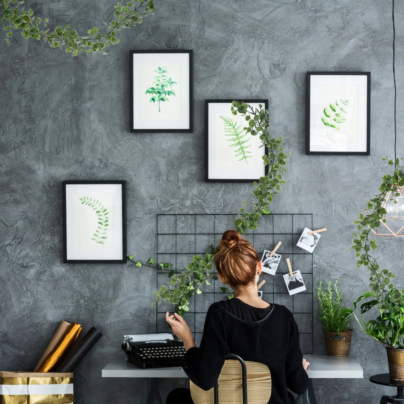 1Pcs Realistic Artificial Money Plant Wall Hanging Rattan Decor Green Imitation Vine Wedding Party Backdrop Home Decor