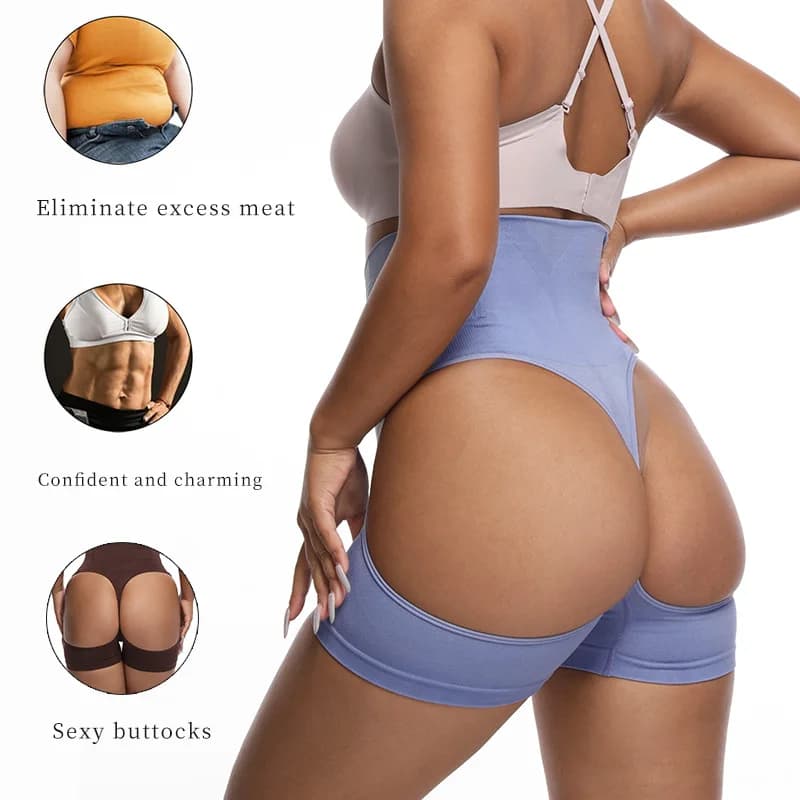 3PCS Women High Waist Shaping Panty Butt Lifter Seamless Shapewear Slimming Shorts Tummy Control Body Shaper Underwear