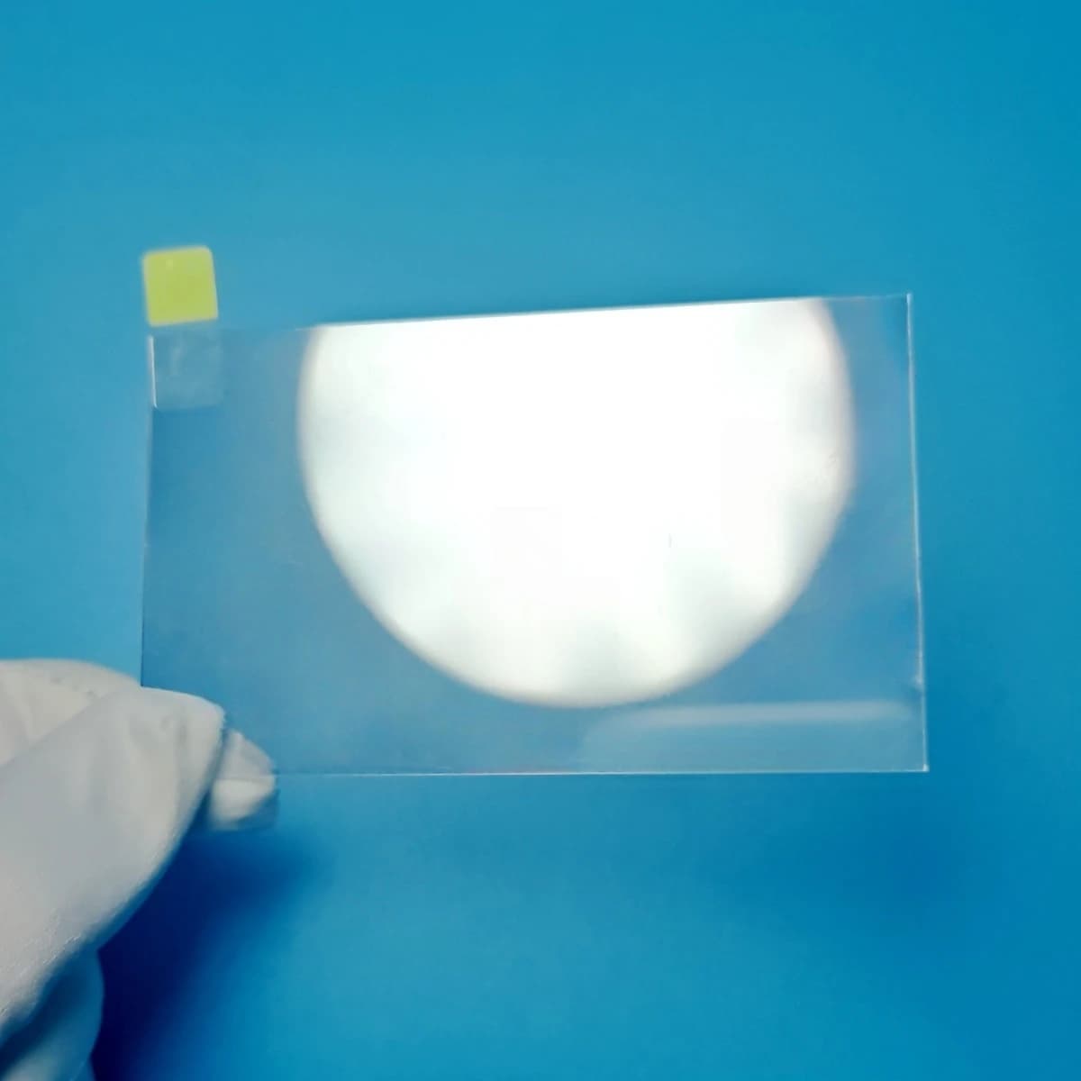 Proiettore fai-da-te personalizzato Lente di isolamento termico Pellicola polarizzante HD Protezione termica Vetro Polaroid Schermo giallo Riparazione bruciata