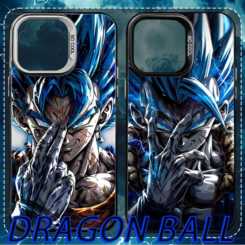 Dragon Ball Super Saiyan Blue Vegito Gogeta Case for iPhone 12 17 Air Pro Max 16 15 11 14 13 Pro Max XS X XR Plus 8 7 SE 2020