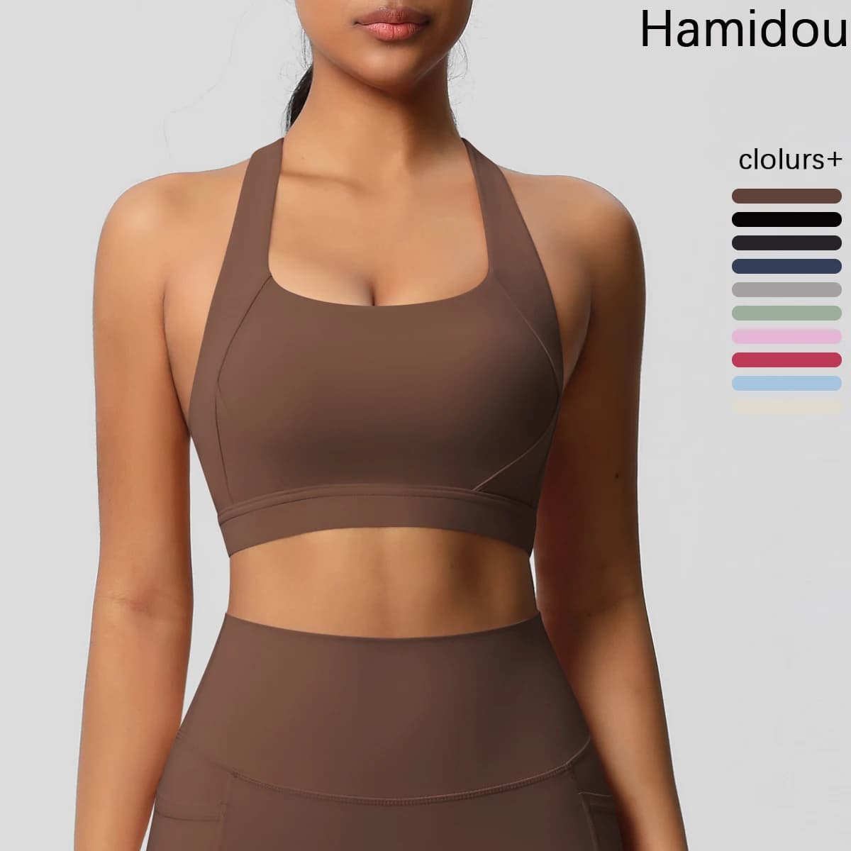 Gilet da yoga sexy da donna sexy traspirante ad asciugatura rapida reggiseno sportivo palestra push up antiurto abbigliamento da pilates ad alta intensità donna