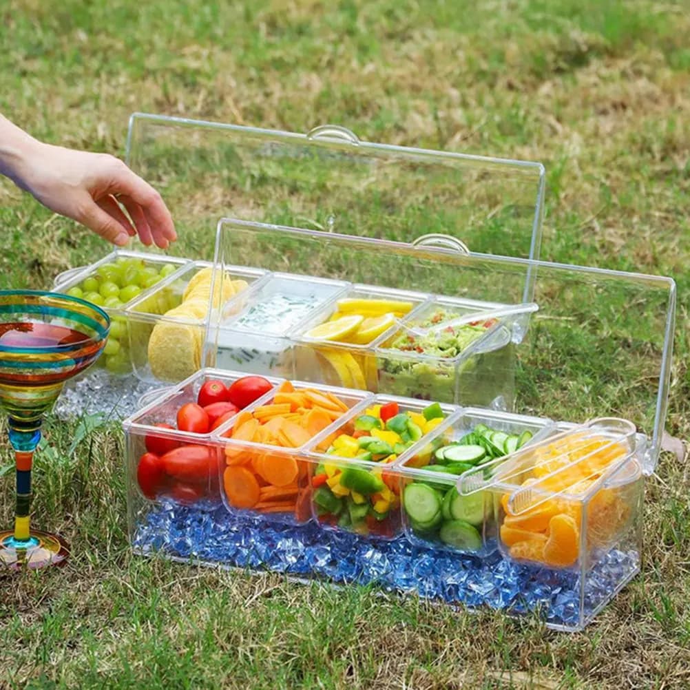 1Set Elegant Clear Plastic Spice Containers Set with Scoop for Salt Pepper Sugar Coffee Beans Spices Storage Household Kitchen