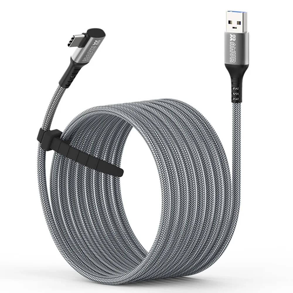 5 m AMVR connection cable for PICO 4/Oculus Quest3/Quest2/Quest Pro/Neo3 data cable with USB adapter type C VR accessories