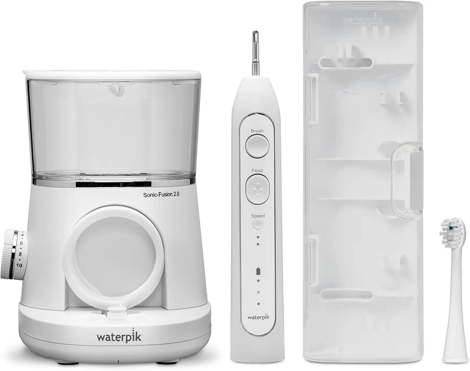 Sonic-Fusion 2.0 Electric Toothbrush with White Flossing Function for an Oral Care Effective