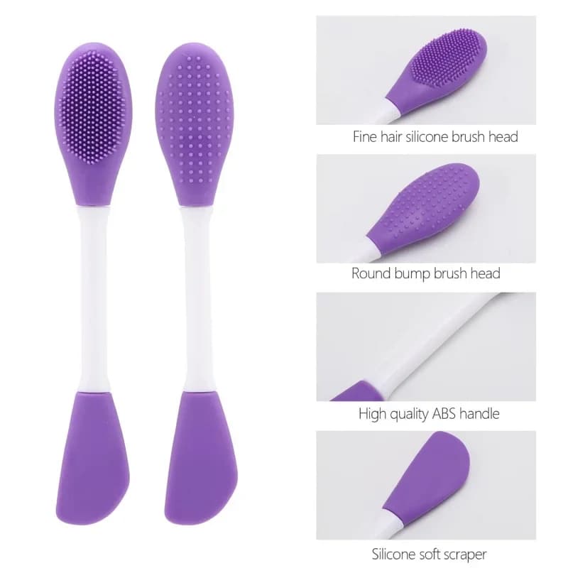 Pennello Professionale in Silicone per Maschere, Applicatore Morbido, Strumenti per il Trucco, Pennello Multifunzionale per Maschere Facciali, Strumenti di Pulizia per Donne