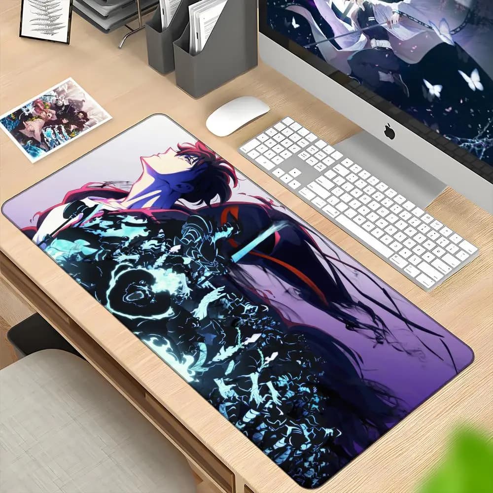 Anime Solo Livellamento Mousepad Stampa HD Giocatori di computer Bordo di bloccaggio Tappetino per mouse antiscivolo XXL90x40cm Tastiera PC Tappetino da scrivania