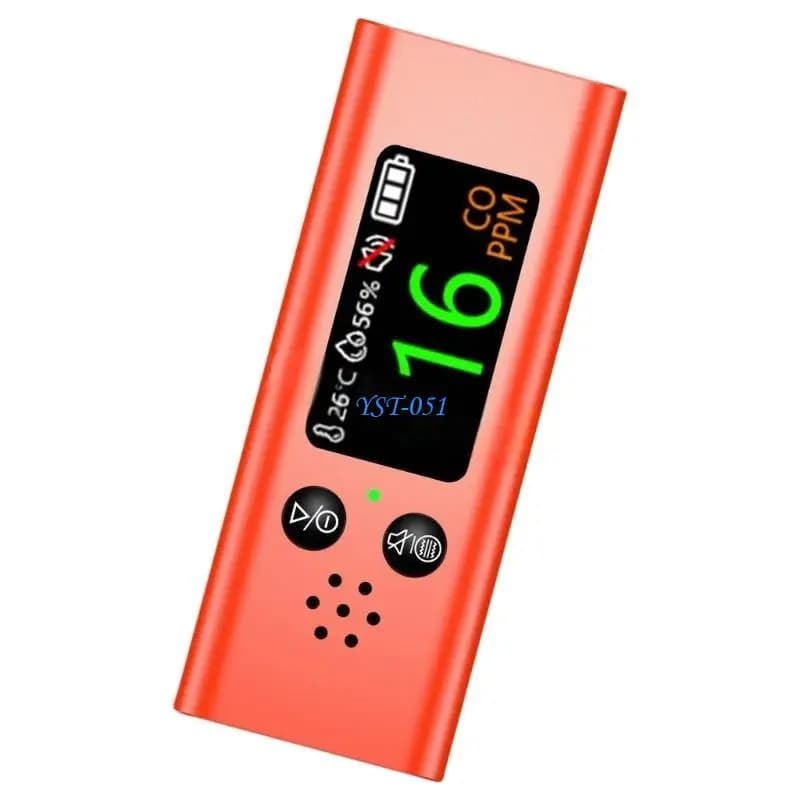 E15A Efficient CO Monitoring Tool Carbon Monoxide Detectors for Enhances Safety in Confined Areas like Workshops & Garages